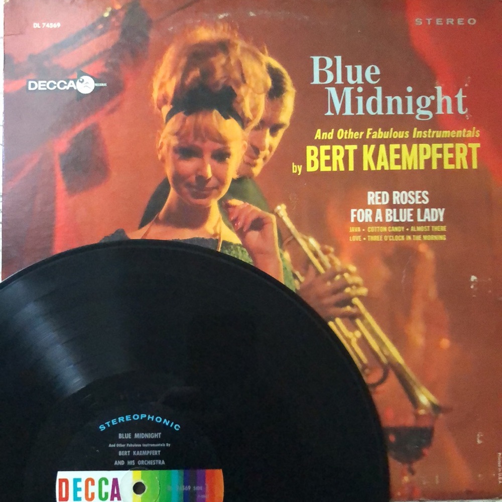 Bert Kaempfert Blue Midnight Vinyl Lp '64